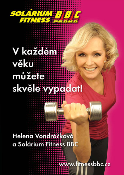 Helena tváří Solárium Fitness BBC